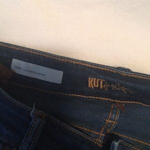 Dark wash Mia toothpick skinny KUT jeans